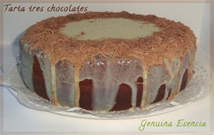 Tarta Tres Chocolates
