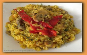 Arroz Con Verduras Y Cúrcuma
