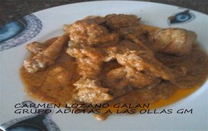 Conejo En Salsa De Almendras Olla Gm
