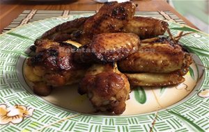 Alitas De Pollo Agridulces Al horno