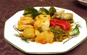 Bacalao Con Verduras Ofrecido Por María Luisa lorenzo