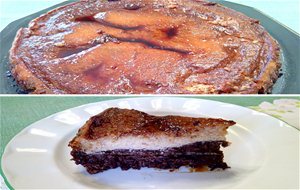 Tarta De Flan Y chocolate