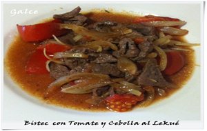 Bistec Con Tomate Y Cebolla Al lekué