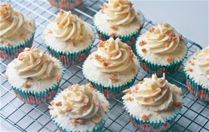 Cupcakes De Turrón Con Buttercream De Turrón