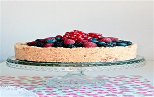 Tarta De Queso Y Frutos Rojos