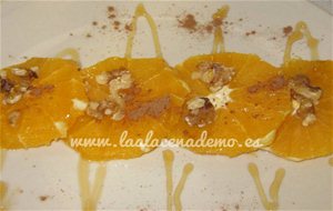 Naranjas Con Miel Y Nueces