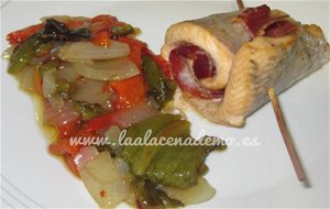 Trucha Con Jamón Al Horno