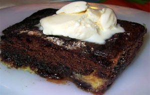 Brownie De Chocolate Con Tarta De Queso
