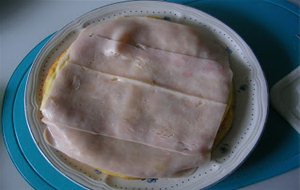 Tortilla Con Jamon York Y Queso
