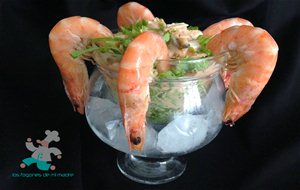 Coctel De Pescado Y Gambas
