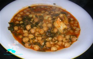 Garbanzos Con Bacalao Y Espinacas
