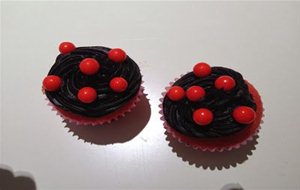 Mini Cupcakes Rosas Con Chocolate
