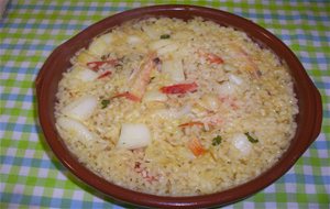 Paella De Sepia Y Gambas
