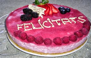 Tarta De Mousse De Fresas
