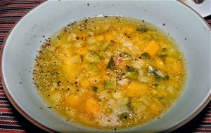 Sopa De Calabaza Y Calabacín
