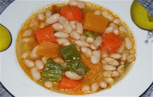 Alubias Blancas Estofadas Con Verduras
