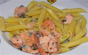 Pasta Con Salmón
