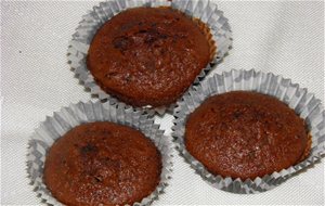 Magdalenas O Cupcakes De Tres Chocolates
