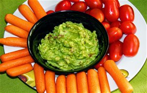 Guacamole Rápido Con Crudités
