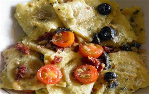 Pasta Fresca Con Tomates Secos
