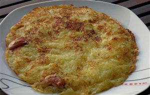 Rosti De Patata O Falsa Tortilla De Patatas Y Cebolla
