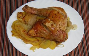 Pollo Al Horno Sin Grasa
