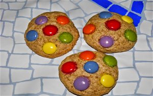 Galletas De Grajeas De Chocolate (o Lacasitos)
