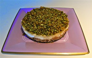 Tarta De Chocolate Blanco Con Pistachos
