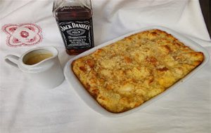 Bread Pudding Con Salsa De Jack Daniel&#39;s De Paula Deen). Ii Ciclo Recetas Aprovechamiento. 
