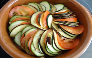 Ratatouille (confit Byaldi)
