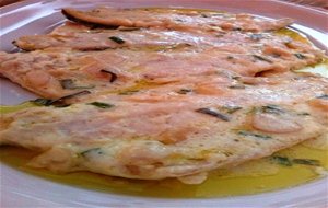 Filetes De Lubina Con Nata Y Cebollino
