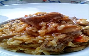 Arroz Con Champiñones Y Setas
