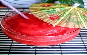 Sorbete De Fresa Y Limón 
