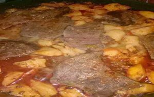 Hígado De Ternera En Escabeche Con Patatas
