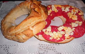 Roscas Rellenas : Rosca Rellena De Pimientos Del Piquillo, Caballa Y Huevos Duros
