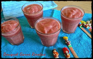 Batido De Sandía Y Frutillas
