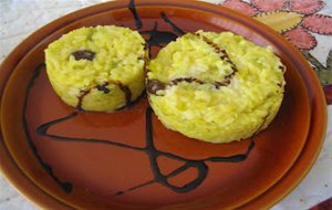 Arroz Con Verduras, Gambas Y Pasas