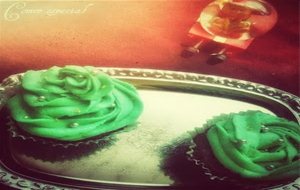 Cupcakes De Menta Y Chocolate Para Navidad