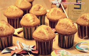 Muffins De Almendra, Limoncello Y Chocolate Blanco