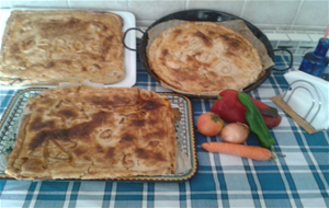 Empanada De Setas Y Puerros Con Nueces