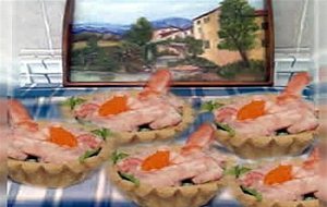 Tartaletas De Cangrejo Y Gambas