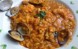 Arroz Con Almejas Y Gambas
