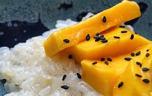 Arroz Con Leche De Coco Y Mango
