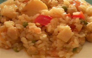 Arroz Con Tomate Y Bacalao
