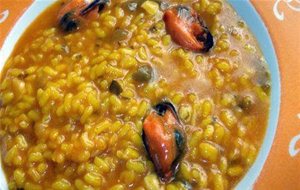 Arroz Caldoso Con Mejillones
