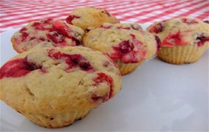 Muffins Con Nueces Y Arándanos
