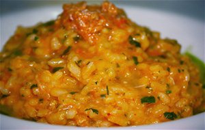 Arroz Cremoso Con Centollo Guisado
