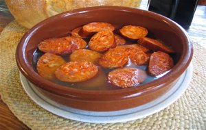 Chorizos A La Sidra
