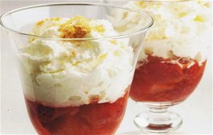 Estofado De Fresas Con Espuma De Arroz Con Leche
