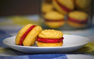 Ladies Kisses - Galletas De Limón Con Crema De Frutos Rojos 
